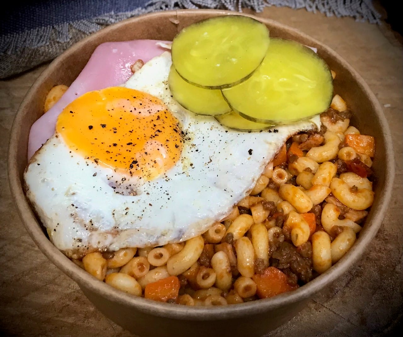 Portie Volendammer macaroni